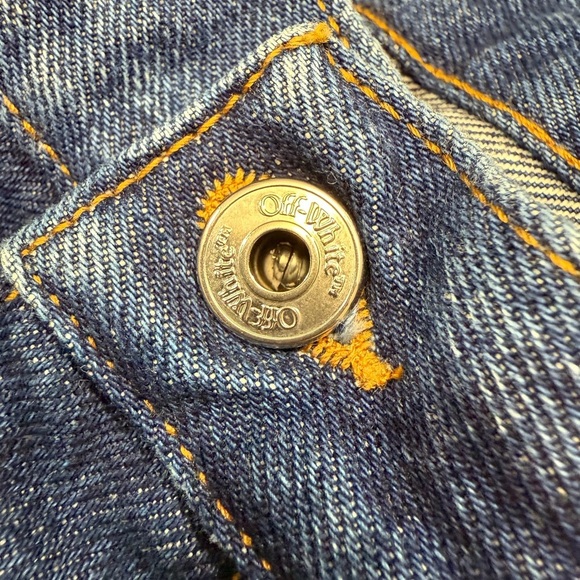 Off-White Skate Blue Jeans Brand New - 34 Waist - Picture 5 of 7